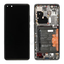 LCD Display HUAWEI P40 PRO PLUS WITH FRAME AND BATTERY BLACK 02353RVJ ORIGINAL SERVICE PACK