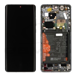LCD Display HUAWEI P50 PRO WITH FRAME AND BATTERY BLACK/GOLD 02354SNT 02354HFK ORIGINAL SERVICE PACK