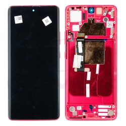 LCD Display MOTOROLA EDGE 30 FUSION WITH FRAME RED 5D68C22034 5D68C22035 ORIGINAL SERVICE PACK