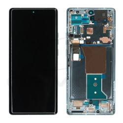 LCD Display MOTOROLA EDGE 40 PRO WITH FRAME BLUE 5D68C22011 5D68C21987 ORIGINAL SERVICE PACK