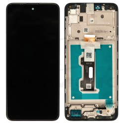 LCD Display MOTOROLA MOTO E30 MOTO E40 WITH FRAME BLACK 5D68C19697 5D68C19697RR 5D68C19697SS ORIGINAL SERVICE PACK