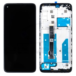 LCD Display MOTOROLA MOTO G8 XT2045 WITH FRAME BLACK 5D68C16383 5D68C16383RR ORIGINAL SERVICE PACK