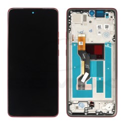 LCD Display MOTOROLA MOTO G86 XT2527 WITH FRAME RED 5D68C30477 ORIGINAL SERIVICE PACK