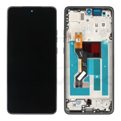 LCD Display MOTOROLA MOTO G86 WITH FRAME BLACK 5D68C30474 5D68C30498 ORIGINAL SERIVICE PACK