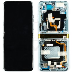 LCD Display MOTOROLA RAZR 40 ULTRA 5D68C22597 5D68C22610 GLACIER BLUE ORIGINAL SERVICE PACK