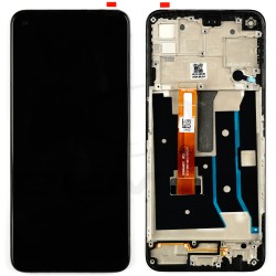 LCD Display OPPO A53 5G BLACK WITH FRAME [RMORE]