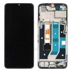 LCD Display OPPO A78 5G BLACK WITH FRAME 4130428 ORIGINAL SERVICE PACK