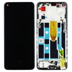 LCD Display OPPO RENO 7 5G / FIND X5 LITE WITH FRAME BLACK 4130040 ORIGINAL SERVICE PACK
