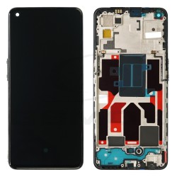 LCD Display OPPO RENO 5 5GF BLACK WITH FRAME 4905997 ORIGINAL SERVICE PACK