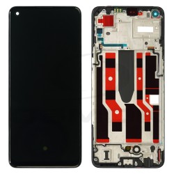 LCD Display OPPO RENO 8 LITE CPH2343 BLACK WITH FRAME 4130035 ORIGINAL SERVICE PACK