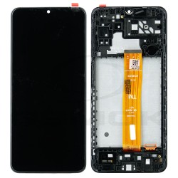 LCD Display SAMSUNG A047 GALAXY A04S BLACK WITH FRAME [RMORE]