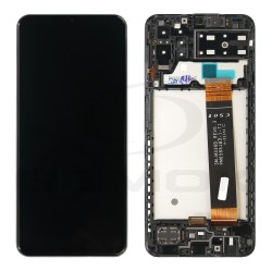 LCD Display SAMSUNG A135 GALAXY A13 BLACK WITH FRAME GH82-28508A GH82-28653A ORIGINAL SERVICE PACK
