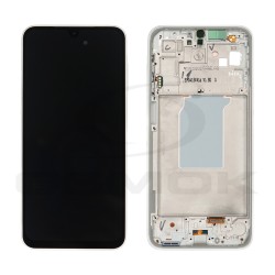LCD Display SAMSUNG A266 GALAXY A26 5G WITH FRAME WHITE GH82-37049B ORIGINAL SERVICE PACK