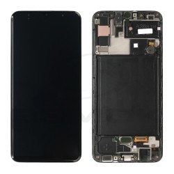 LCD Display SAMSUNG A307 GALAXY A30S BLACK WITH FRAME GH82-21191A GH82-21190A GH82-21329A GH82-21385A GH82-21189A ORIGINAL SERVICE PACK