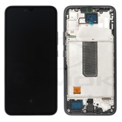 LCD Display SAMSUNG A346 GALAXY A34 BLACK WITH FRAME ASSEMBLED