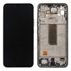 LCD Display SAMSUNG A346 GALAXY A34 BLACK WITH FRAME GH82-31200A GH82-31201A ORIGINAL SERVICE PACK LCD Display SAMSUNG A346 GALAXY A34 BLACK WITH FRAME GH82-31200A GH82-31201A ORIGINAL SERVICE PACK