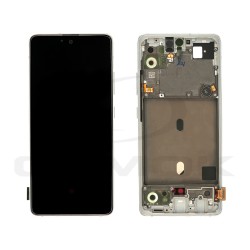 LCD Display SAMSUNG A516 GALAXY A51 5G WHITE WITH FRAME GH82-23124B GH82-23100B ORIGINAL SERVICE PACK