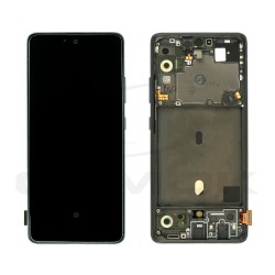 LCD Display SAMSUNG A516 GALAXY A51 5G BLACK WITH FRAME GH82-23124A, GH82-23100A ORIGINAL SERVICE PACK