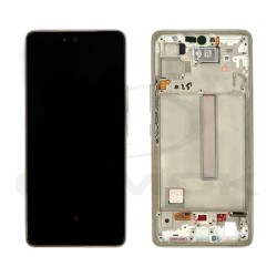 LCD Display SAMSUNG A536 GALAXY A53 5G WHITE WITH FRAME GH82-28024B GH97-28025B GH82-28025B ORIGINAL SERVICE PACK