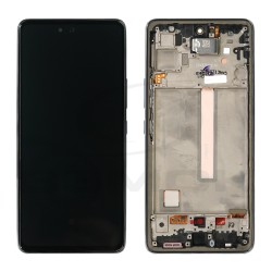LCD Display SAMSUNG A536 GALAXY A53 5G BLACK WITH FRAME GH82-28024A GH82-28025A GH97-28025A ORIGINAL SERVICE PACK