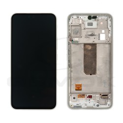 LCD Display SAMSUNG A546 GALAXY A54 WHITE WITH FRAME GH82-31233B GH82-31231B GH82-31232B ORIGINAL SERVICE PACK LCD Display SAMSUNG A546 GALAXY A54 WHITE WITH FRAME GH82-31233B GH82-31231B GH82-31232B ORIGINAL SERVICE PACK