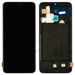 LCD Display SAMSUNG A705 GALAXY A70 BLACK WITH FRAME [OLED]