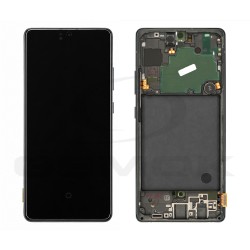 LCD Display SAMSUNG A716 GALAXY A71 5G BLACK WITH FRAME GH82-22804A ORIGINAL SERVICE PACK
