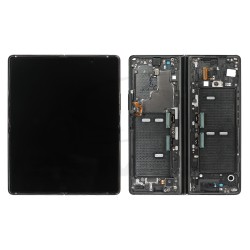 LCD Display SAMSUNG F916 GALAXY FOLD 2 5G BLACK WITH BLUE HINGE GH82-24296D ORIGINAL SERVICE PACK