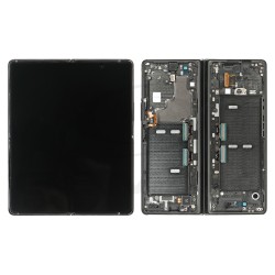 LCD Display SAMSUNG F916 GALAXY FOLD 2 5G BLACK WITH SILVER HINGE GH82-24296A ORIGINAL SERVICE PACK