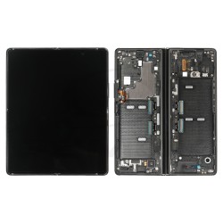 LCD Display SAMSUNG F916 GALAXY FOLD 2 5G BLACK WITH GOLD HINGE GH82-24296B ORIGINAL SERVICE PACK