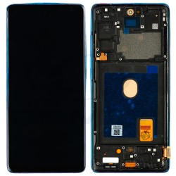 LCD Display SAMSUNG G781 GALAXY S20 FE 5G CLOUD NAVY WITH FRAME [OLED RMORE]