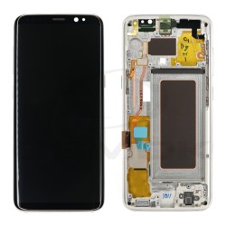 LCD Display SAMSUNG G950 GALAXY S8 SILVER WITH FRAME GH97-20457B GH97-20473B GH97-20629B GH97-20458B ORIGINAL SERVICE PACK