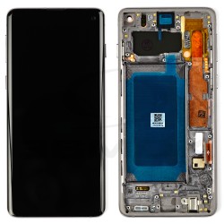 LCD Display SAMSUNG G973 GALAXY S10 BLACK WITH FRAME [OLED RMORE]