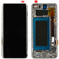 LCD Display SAMSUNG G975 GALAXY S10 PLUS BLACK WITH FRAME [OLED]