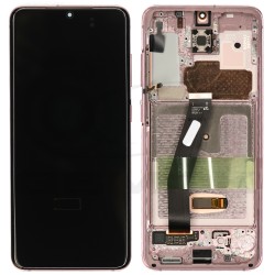 LCD Display SAMSUNG G981 GALAXY S20 5G PINK NO CAMERA GH82-31433C GH82-31432C ORIGINAL SERVICE PACK