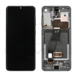 LCD Display SAMSUNG G980 G981 GALAXY S20 COSMIC GRAY WITH FRAME WITHOUT CAMERA GH82-22586A GH82-31434A GH82-31433A GH82-31432A ORIGINAL SERVICE PACK