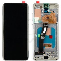 LCD Display SAMSUNG G980 G981 GALAXY S20 GRAY WITH FRAME [OLED]