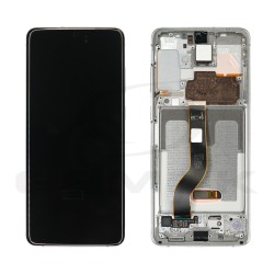 LCD Display SAMSUNG G985 G986 GALAXY S20 PLUS WHITE WITH FRAME WITHOUT CAMERA GH82-31441B GH82-31442B ORIGINAL SERVICE PACK