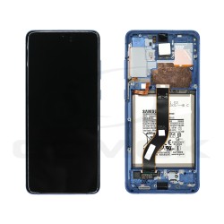 LCD Display SAMSUNG G986 GALAXY S20 PLUS WITH FRAME AND BATTERY BLUE GH82-31430H ORIGINAL SERVICE PACK