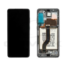 LCD Display SAMSUNG G986 GALAXY S20 PLUS WITH FRAME AND BATTERY GREY GH82-31430E ORIGINAL SERVICE PACK