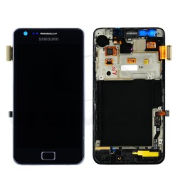 LCD Display SAMSUNG I9105 GALAXY S2 PLUS BLUE WITH FRAME GH97-14301A ORIGINAL SERVICE PACK