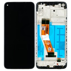 LCD Display SAMSUNG M115 GALAXY M11 BLACK WITH FRAME [RMORE]