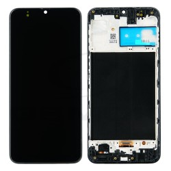 LCD Display SAMSUNG M307 GALAXY M30S BLACK WITH FRAME [OLED RMORE]