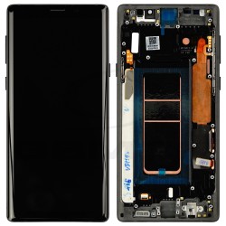 LCD Display SAMSUNG N960 GALAXY NOTE 9 BLACK WITH FRAME [OLED RMORE]