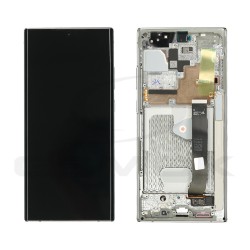 LCD + TOUCH PAD COMPLETE SAMSUNG N985 N986 GALAXY NOTE 20 ULTRA 5G WHITE WITH FRAME NO CAMERA GH82-31460C GH82-31453C GH82-31454C GH82-31459C GH82-31461C GH82-31458C GH82-31457C ORIGINAL SERVICE PACK
