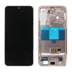 LCD Display SAMSUNG S901 GALAXY S22 5G PINK GOLD WITH FRAME GH82-27520D GH82-27521D GH82-28999D ORIGINAL SERVICE PACK