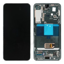 LCD Display SAMSUNG S901 GALAXY S22 5G GREEN WITH FRAME GH82-27520C GH82-27521C ORIGINAL SERVICE PACK