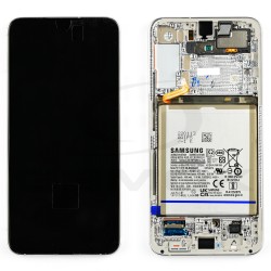 LCD Display SAMSUNG S906 GALAXY S22 PLUS 5G WHITE WITH BATTERY GH82-27499B ORIGINAL SERVICE PACK