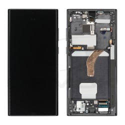 LCD Display SAMSUNG S908 GALAXY S22 ULTRA BLACK WITH FRAME GH82-27488A GH82-27489A ORIGINAL SERVICE PACK LCD Display SAMSUNG S908 GALAXY S22 ULTRA BLACK WITH FRAME GH82-27488A GH82-27489A ORIGINAL SERVICE PACK