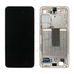 LCD Display SAMSUNG S911 GALAXY S23 CREAM WITH FRAME GH82-30481B GH82-30480B GH82-31001B ORIGINAL SERVICE PACK